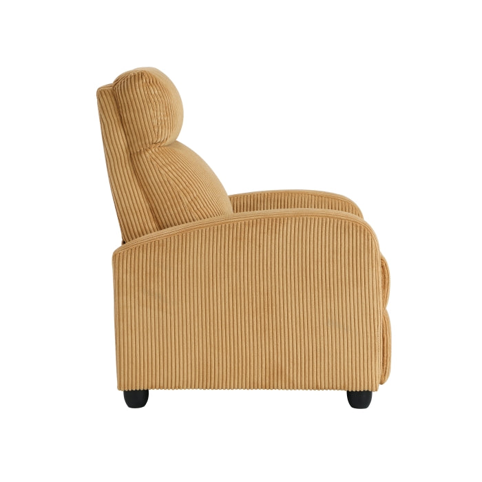 9588YLW-1PB Push Back Reclining Chair - 9588YLW-1PB