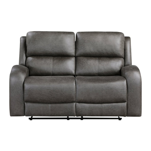 9601GY-2 Double Reclining Love Seat - 9601GY-2