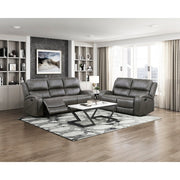 9601GY-2 Double Reclining Love Seat - 9601GY-2