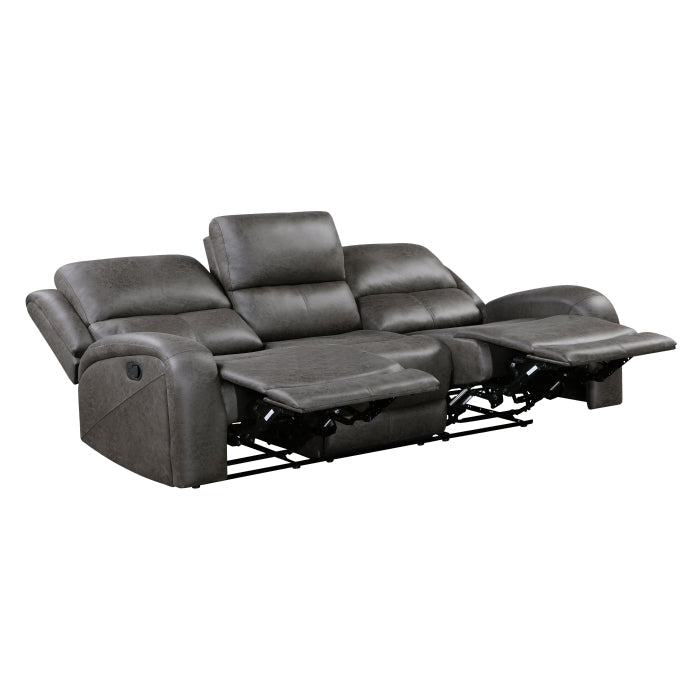 9601GY-3 Double Reclining Sofa - 9601GY-3