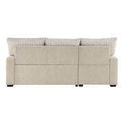 9605BE*2LCRL (2)2-Piece Sectional with Left Chaise and  Drop-Down Cup holders, Storage Pouch, Pull-out Bed and Hidden Storage - 9605BE*2LCRL