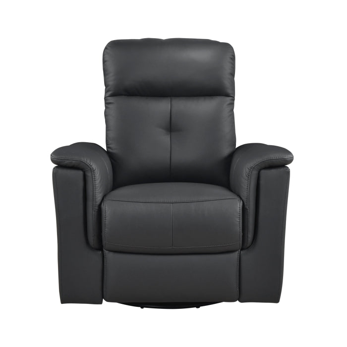 9620BLK-1 Swivel Glider Reclining Chair - 9620BLK-1