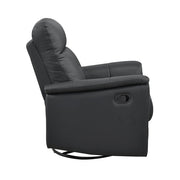 9620BLK-1 Swivel Glider Reclining Chair - 9620BLK-1