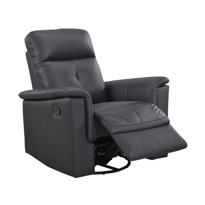 9620BLK-1 Swivel Glider Reclining Chair - 9620BLK-1