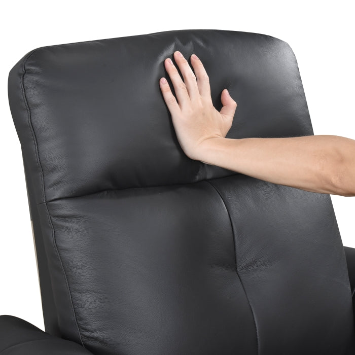 9620BLK-1 Swivel Glider Reclining Chair - 9620BLK-1