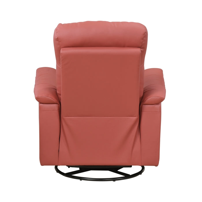 9620RED-1 Swivel Glider Reclining Chair - 9620RED-1
