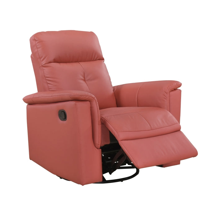9620RED-1 Swivel Glider Reclining Chair - 9620RED-1