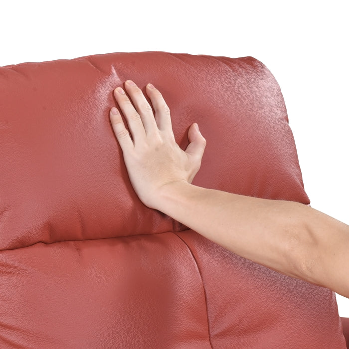 9620RED-1 Swivel Glider Reclining Chair - 9620RED-1