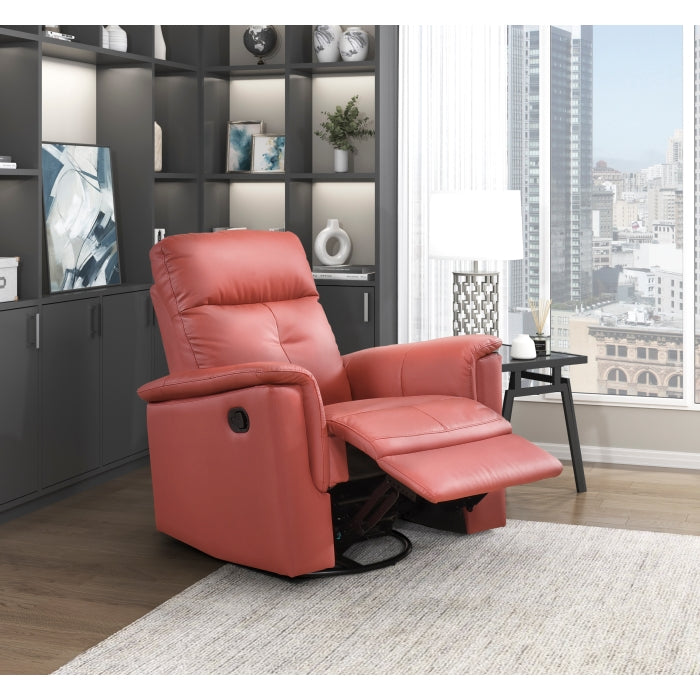 9620RED-1 Swivel Glider Reclining Chair - 9620RED-1