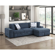 9624BU*22LRC 2-Piece Sectional with Right Chaise and Pull-out Bed - 9624BU*22LRC