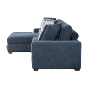 9624BU*2LC2R 2-Piece Sectional with Left Chaise and Pull-out Bed - 9624BU*2LC2R