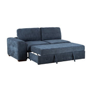 9624BU*32LRC 3-Piece Sectional with Right Chaise, Pull-out Bed and Ottoman - 9624BU*32LRC