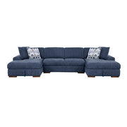 9624BU*3LCRC (3)3-Piece Sectional with Left and Right Chaise - 9624BU*3LCRC