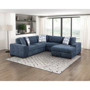 9624BU*42L1ACRC (4)4-Piece Sectional with Right Chaise and Pull-out Bed - 9624BU*42L1ACRC