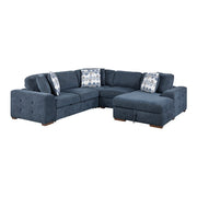 9624BU*42L1ACRC (4)4-Piece Sectional with Right Chaise and Pull-out Bed - 9624BU*42L1ACRC