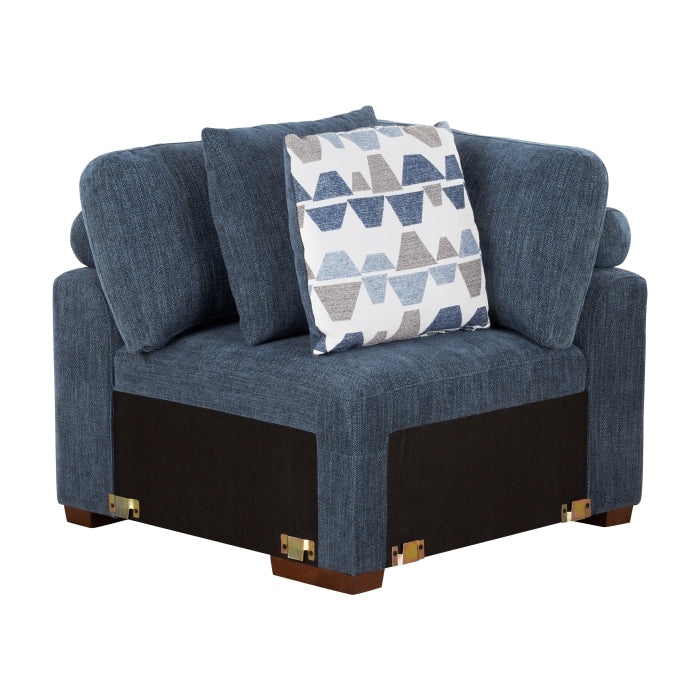 9624BU*42L1ACRC (4)4-Piece Sectional with Right Chaise and Pull-out Bed - 9624BU*42L1ACRC