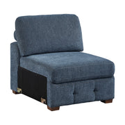 9624BU*42L1ACRC (4)4-Piece Sectional with Right Chaise and Pull-out Bed - 9624BU*42L1ACRC