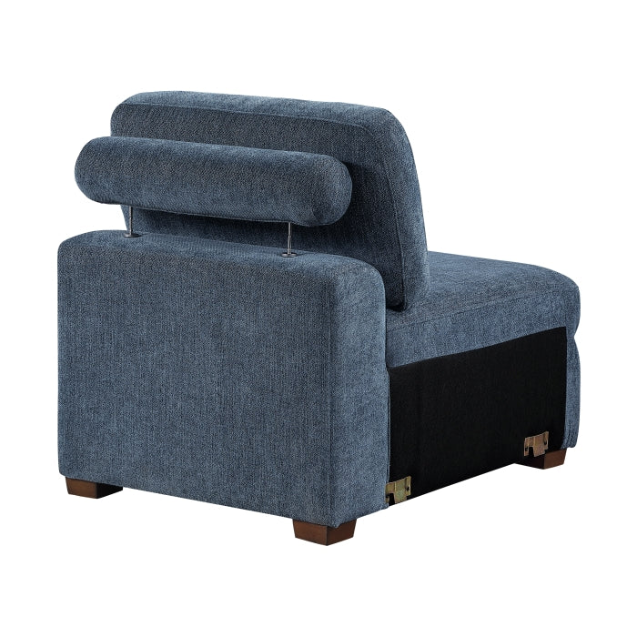 9624BU*42L1ACRC (4)4-Piece Sectional with Right Chaise and Pull-out Bed - 9624BU*42L1ACRC