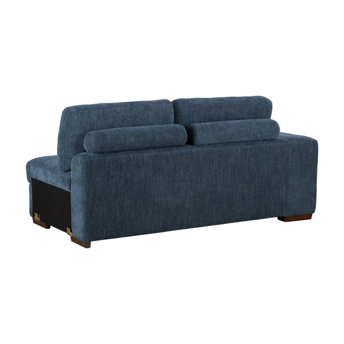 9624BU*42LRC 4-Piece Sectional with Right Chaise and Pull-out Bed - 9624BU*42LRC