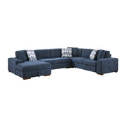 9624BU*42RLC 4-Piece Sectional with Left Chaise and Pull-out Bed - 9624BU*42RLC