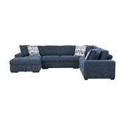 9624BU*42RLC 4-Piece Sectional with Left Chaise and Pull-out Bed - 9624BU*42RLC