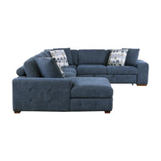 9624BU*42RLC 4-Piece Sectional with Left Chaise and Pull-out Bed - 9624BU*42RLC