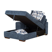 9624BU*42RLC 4-Piece Sectional with Left Chaise and Pull-out Bed - 9624BU*42RLC