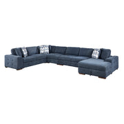 9624BU*52L1ACRC (5)5-Piece Sectional with Right Chaise and Pull-out Bed - 9624BU*52L1ACRC