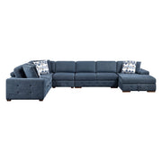 9624BU*52L1ACRC (5)5-Piece Sectional with Right Chaise and Pull-out Bed - 9624BU*52L1ACRC