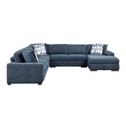 9624BU*52L1ACRC (5)5-Piece Sectional with Right Chaise and Pull-out Bed - 9624BU*52L1ACRC