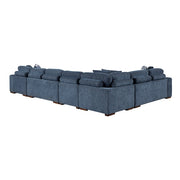 9624BU*52L1ACRC (5)5-Piece Sectional with Right Chaise and Pull-out Bed - 9624BU*52L1ACRC