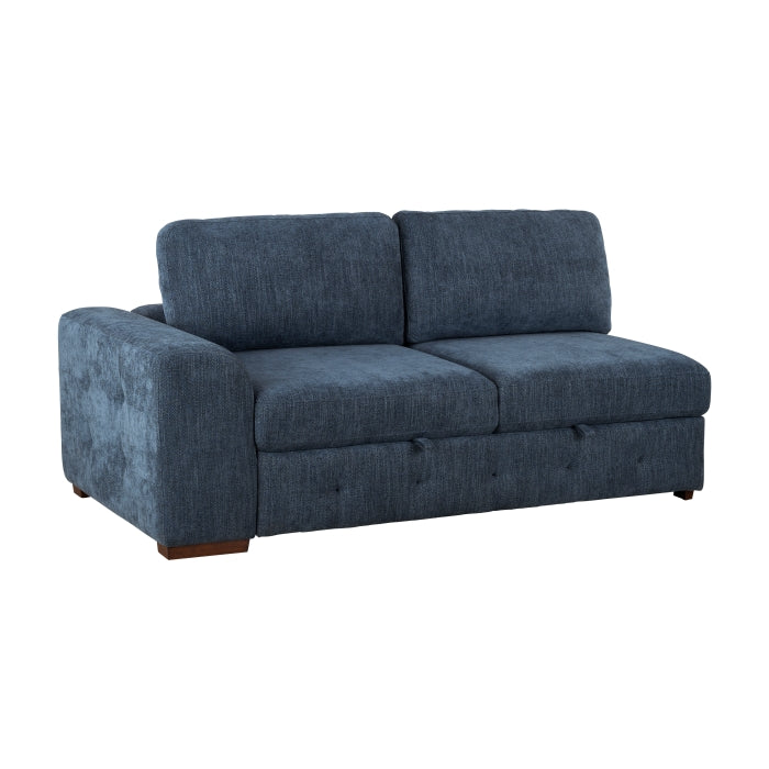 9624BU*52L1ACRC (5)5-Piece Sectional with Right Chaise and Pull-out Bed - 9624BU*52L1ACRC