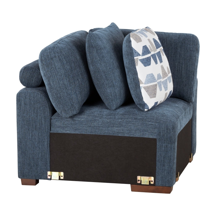 9624BU*52L1ACRC (5)5-Piece Sectional with Right Chaise and Pull-out Bed - 9624BU*52L1ACRC