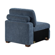 9624BU*52L1ACRC (5)5-Piece Sectional with Right Chaise and Pull-out Bed - 9624BU*52L1ACRC