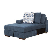 9624BU*5LC2R 5-Piece Sectional with Left Chaise, Pull-out Bed and Ottoman - 9624BU*5LC2R