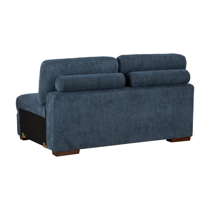 9624BU*5LC2R 5-Piece Sectional with Left Chaise, Pull-out Bed and Ottoman - 9624BU*5LC2R