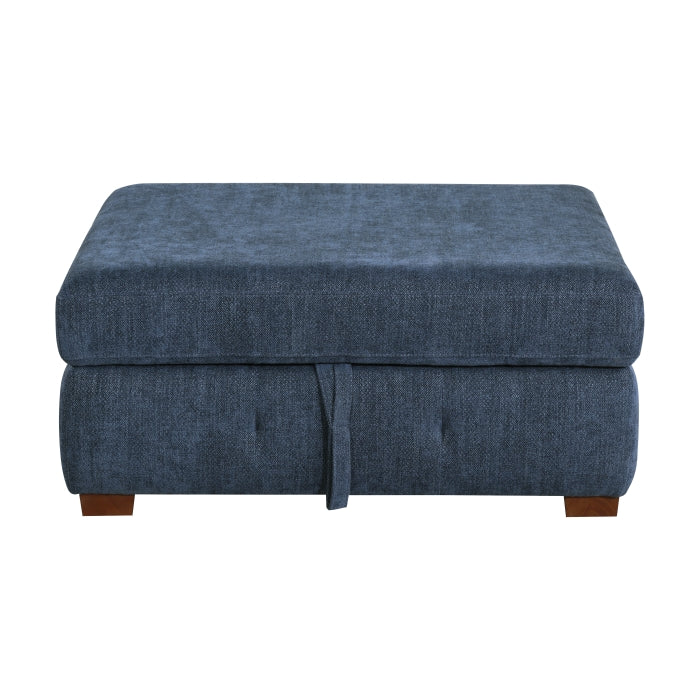 9624BU*5LC2R 5-Piece Sectional with Left Chaise, Pull-out Bed and Ottoman - 9624BU*5LC2R