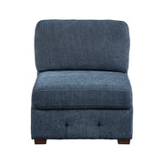 9624BU*62L1ACRCOT (6)6-Piece Sectional with Right Chaise, Pull-out Bed and Ottoman - 9624BU*62L1ACRCOT