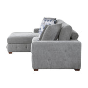 9624GY*2LC2R 2-Piece Sectional with Left Chaise and Pull-out Bed - 9624GY*2LC2R
