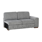 9624GY*2LC2R 2-Piece Sectional with Left Chaise and Pull-out Bed - 9624GY*2LC2R