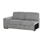 9624GY*32LRC 3-Piece Sectional with Right Chaise, Pull-out Bed and Ottoman - 9624GY*32LRC
