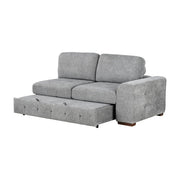 9624GY*3LC2R 3-Piece Sectional with Left Chaise, Pull-out Bed and Ottoman - 9624GY*3LC2R