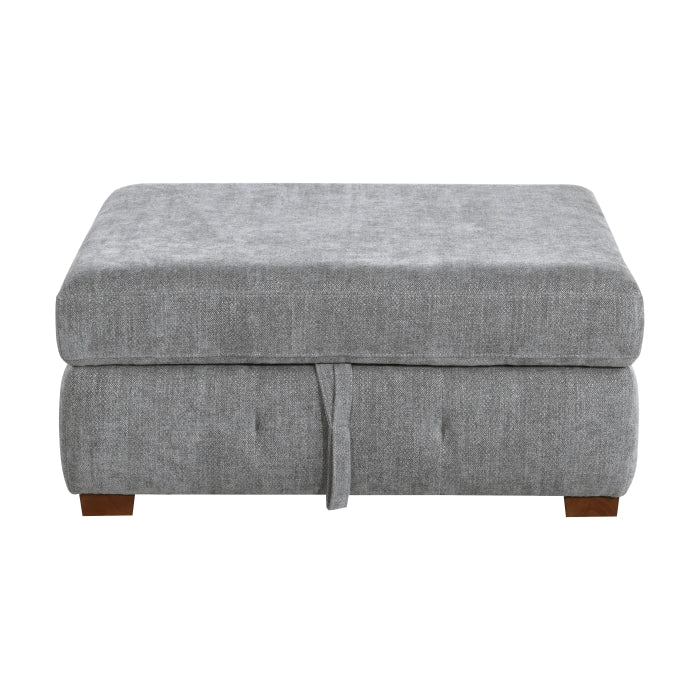 9624GY-4 Storage Ottoman - 9624GY-4