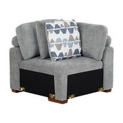 9624GY*42L1ACRC (4)4-Piece Sectional with Right Chaise and Pull-out Bed - 9624GY*42L1ACRC