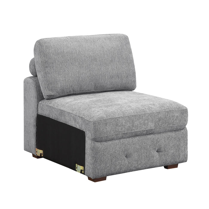 9624GY*42L1ACRC (4)4-Piece Sectional with Right Chaise and Pull-out Bed - 9624GY*42L1ACRC