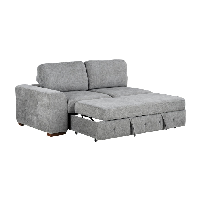 9624GY*52L1ACRC (5)5-Piece Sectional with Right Chaise and Pull-out Bed - 9624GY*52L1ACRC
