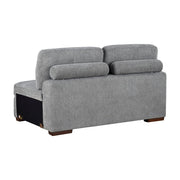 9624GY*52L1ACRC (5)5-Piece Sectional with Right Chaise and Pull-out Bed - 9624GY*52L1ACRC