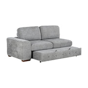 9624GY*52LRC 5-Piece Sectional with Right Chais, Pull-out Bed and Ottoman - 9624GY*52LRC