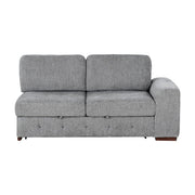 9624GY*5LC2R 5-Piece Sectional with Left Chaise, Pull-out Bed and Ottoman - 9624GY*5LC2R