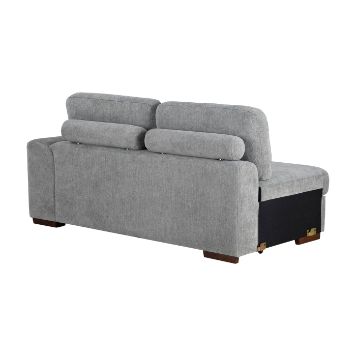 9624GY*5LC2R 5-Piece Sectional with Left Chaise, Pull-out Bed and Ottoman - 9624GY*5LC2R